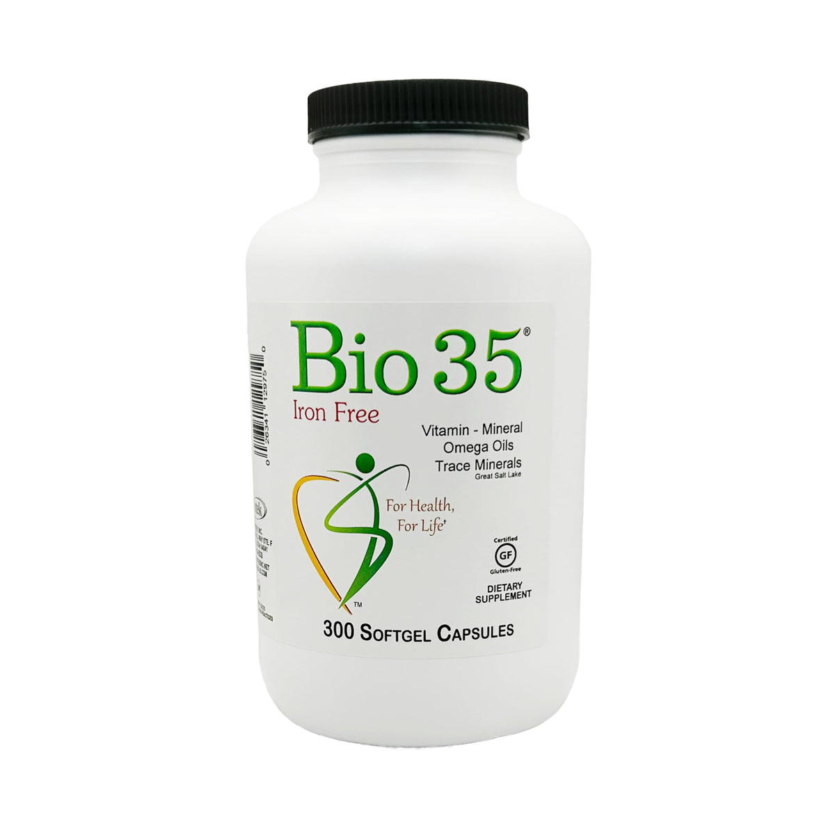 Biotek Bio-35 bottle front view illustrating daily multivitamin use for wellness.