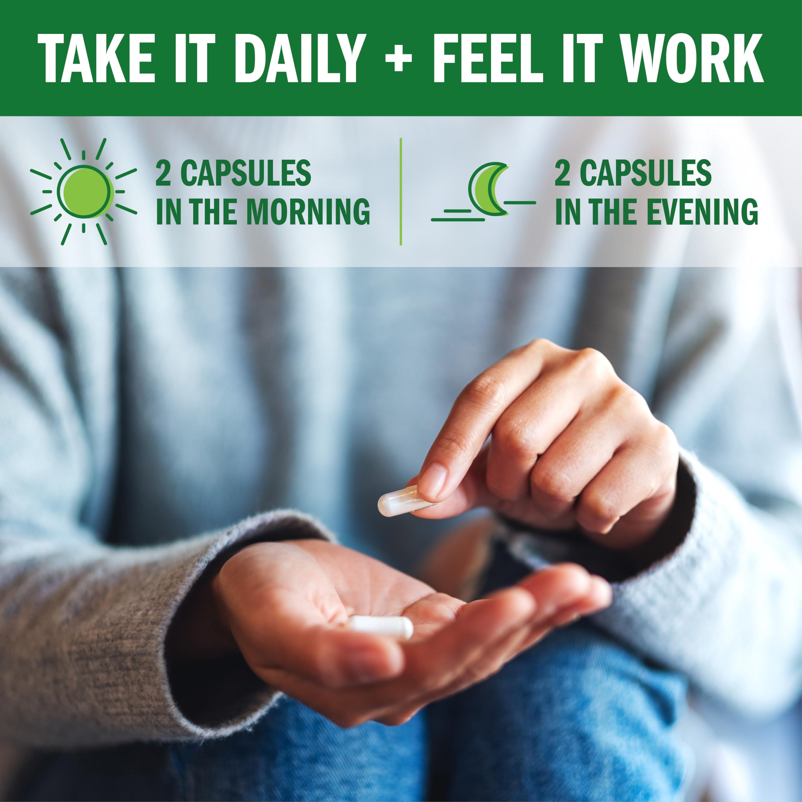 Biotek Pro-Cal capsules close-up, small and easy to swallow.