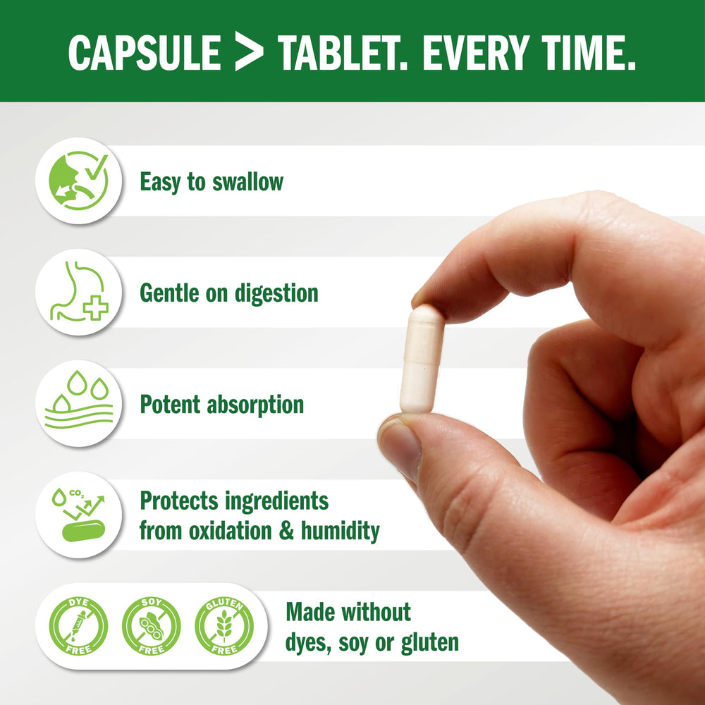 Biotek Pro-Cal daily-use scene with a glass of water and capsules.