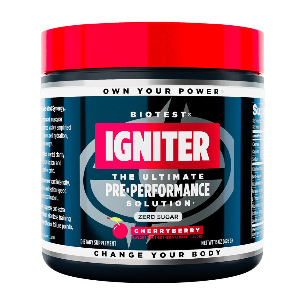 Biotest Igniter Motivation Switch bottle for daily focus and energy