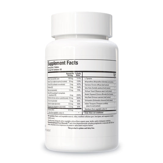 Biotics Research ADHS capsules close-up for convenient adrenal support.