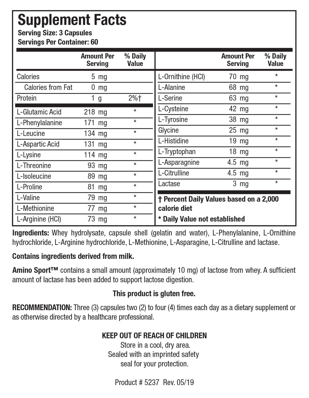Biotics Research Amino Sport capsules closeup
