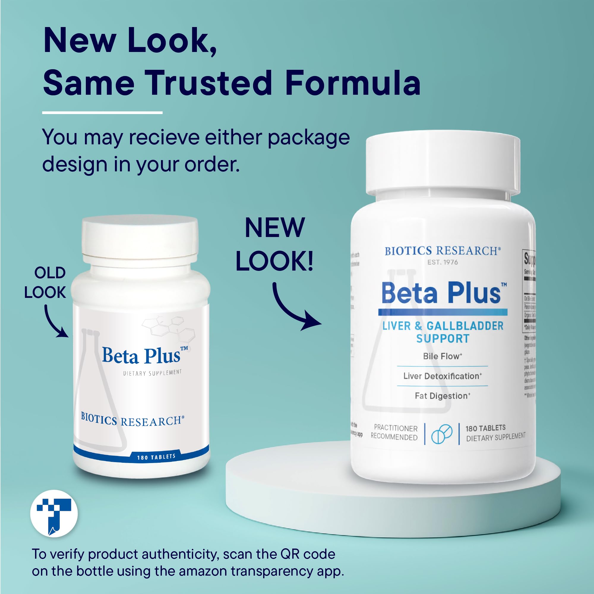 Biotics Research Beta-Plus made in USA label on packaging