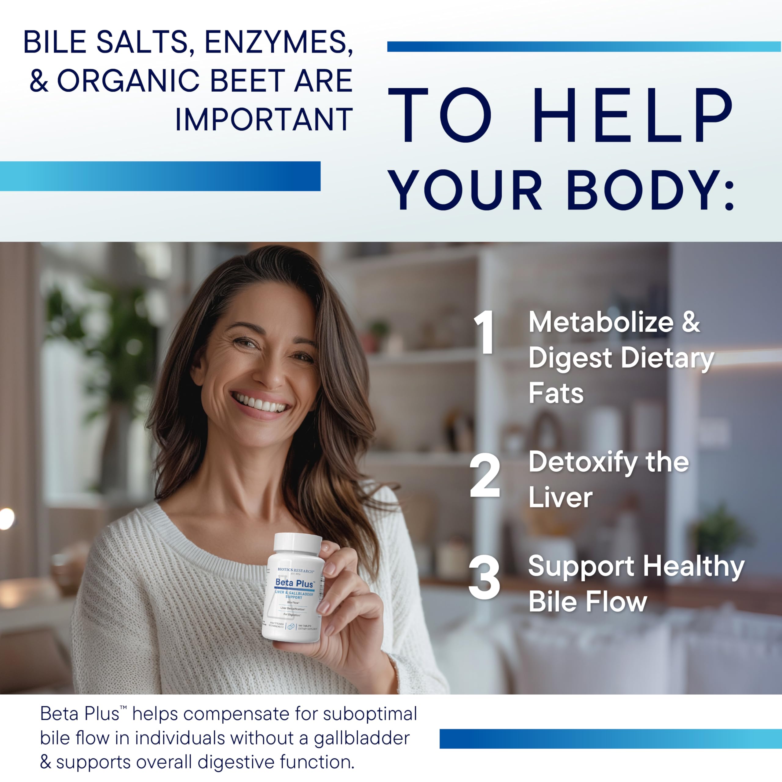Biotics Research Beta-Plus beet concentrate highlights organic beet content.