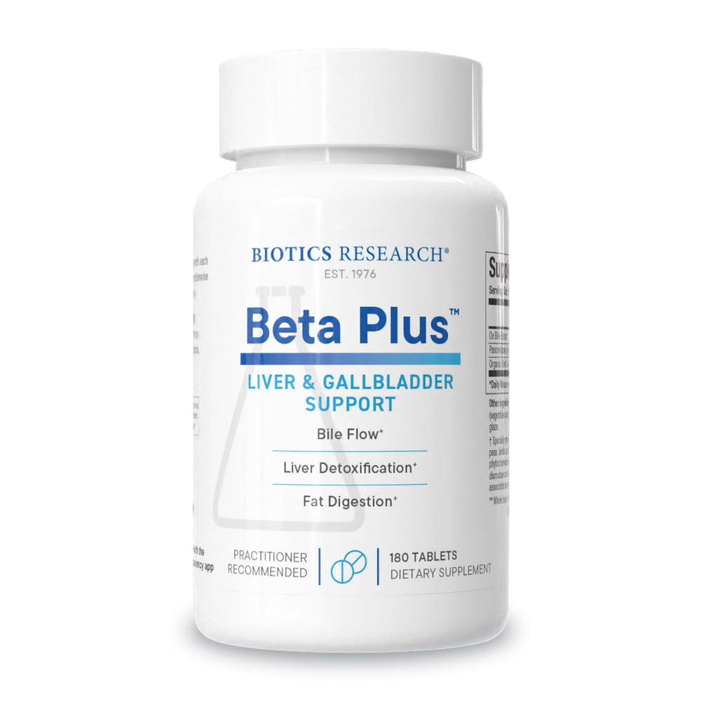Biotics Research Beta-Plus ox bile extract tablet for fat digestion support