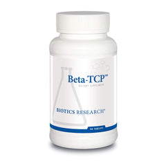 Biotics Research Beta TCP bottle closeup for bile support and digestion