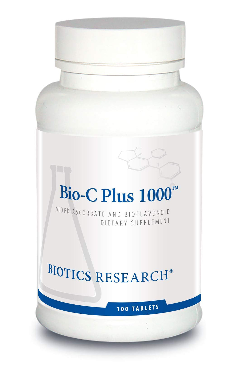 Biotics Research Bio C Plus 1000 bottle front view highlighting antioxidant support