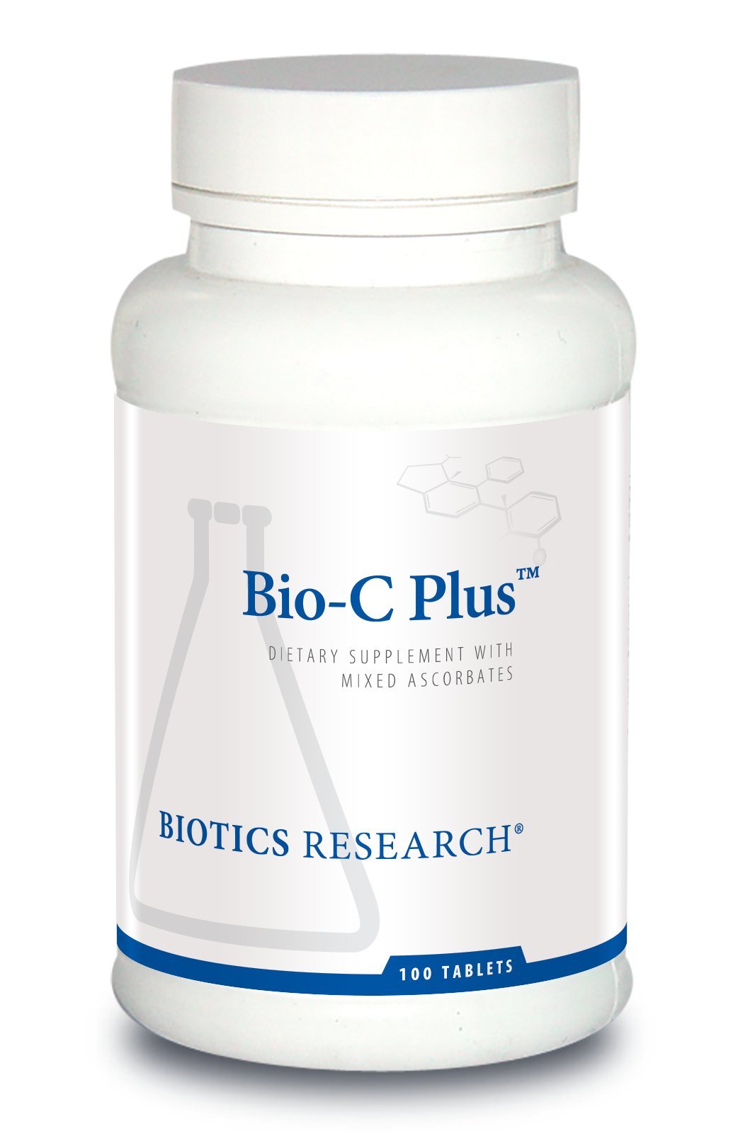 Biotics Research Bio C Plus bottle front view highlighting supplement features