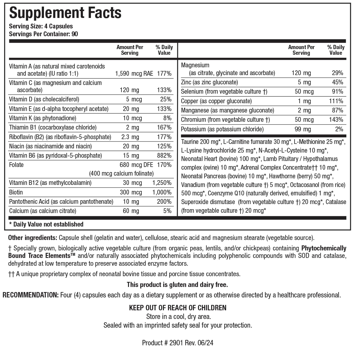 Biotics Research Bio Cardiozyme Forte label closeup highlighting heart-healthy ingredients