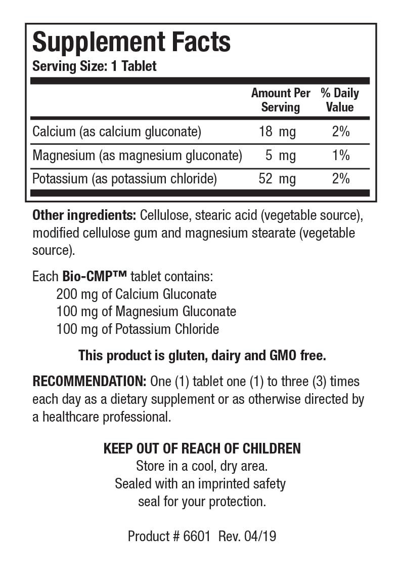 Biotics Research Bio CMP tablets on hand demonstrate convenient daily electrolyte nutrients.