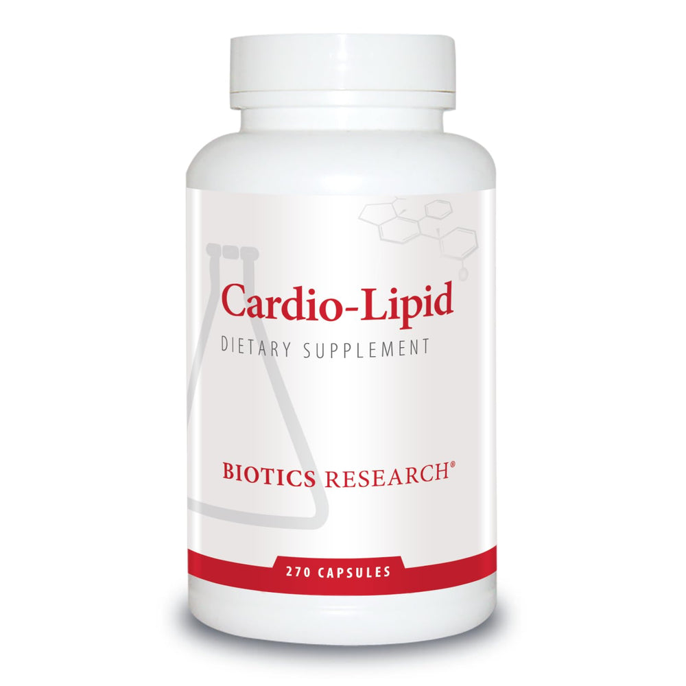 Biotics Research Cardio-Lipid bottle front for cardiovascular support
