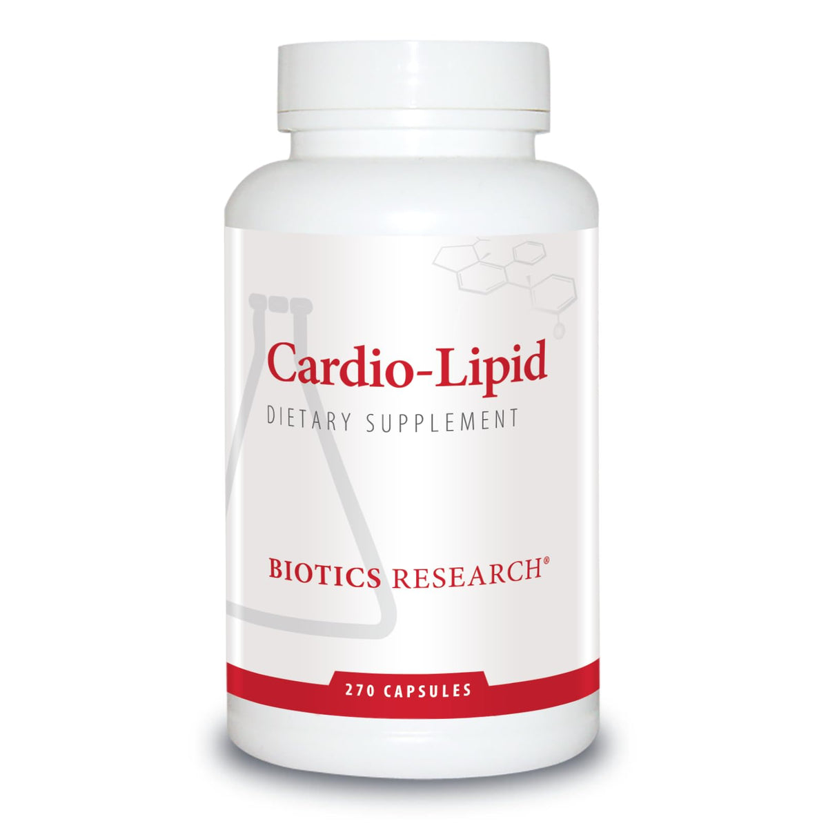 Biotics Research Cardio-Lipid bottle front for cardiovascular support