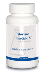 BIOTICS RESEARCH Cytozyme Parotid TS bottle supports digestive enzyme activity.