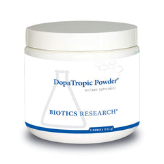 BIOTICS RESEARCH DopaTropic Powder bottle ready for daily use, easy mixing