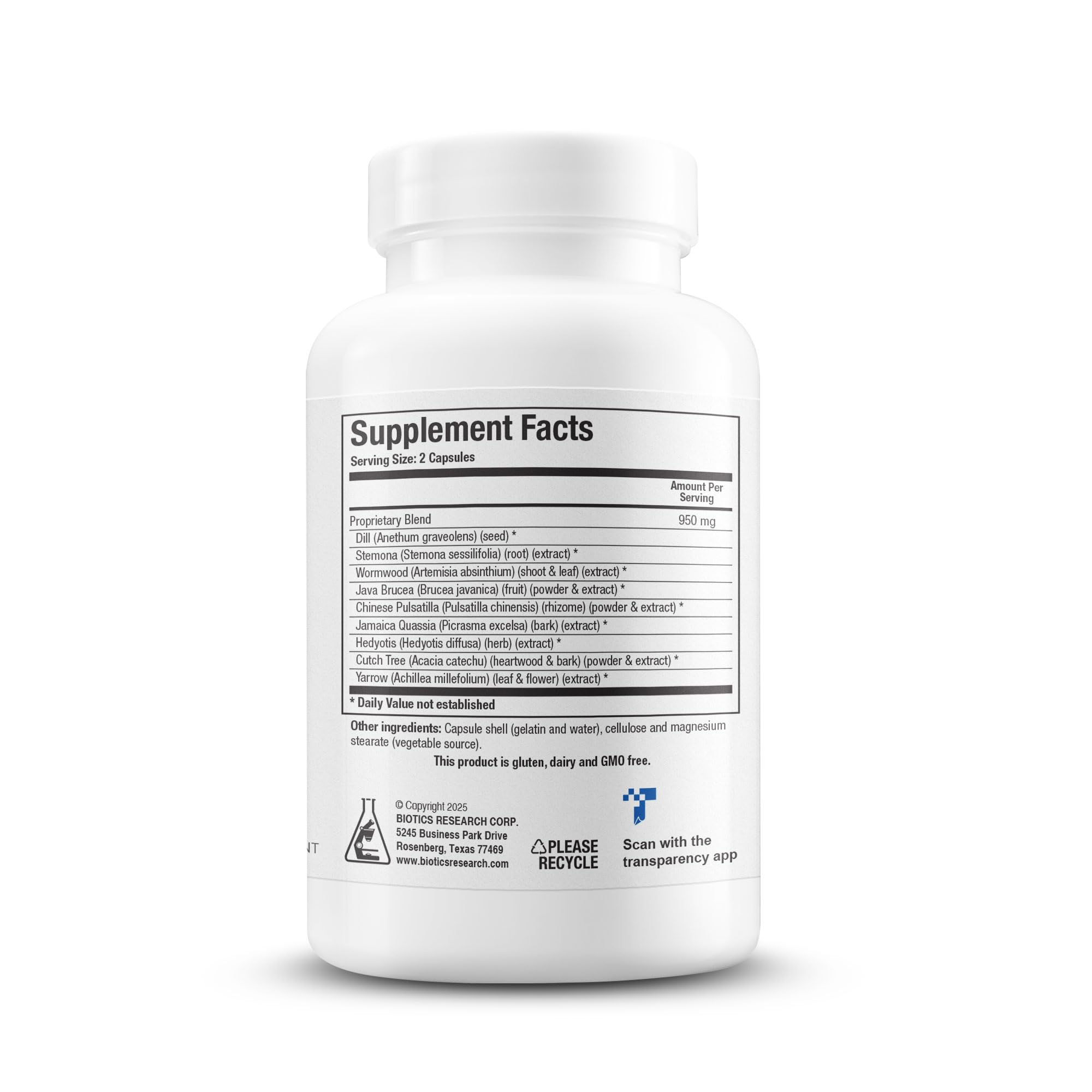 US-made Dysbiocide packaging reflecting GMP and safety standards