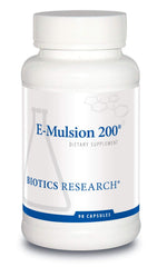 Biotics Research E Mulsion 2 bottle highlighting antioxidant support potential