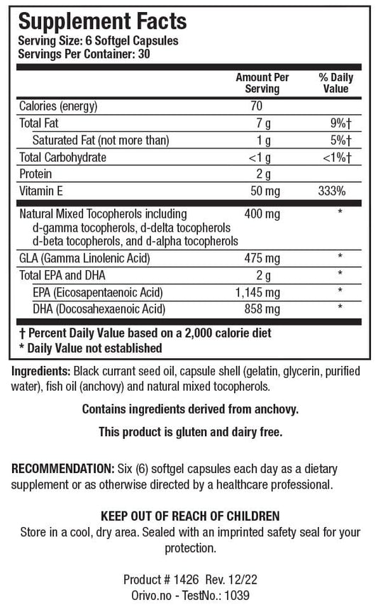 Biotics Research EFA-SIRT Supreme-BC softgels show easy swallowing.