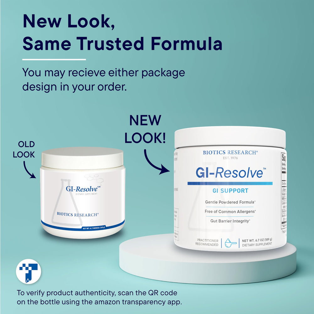 GI Resolve box packaging on shelf for trust and safety