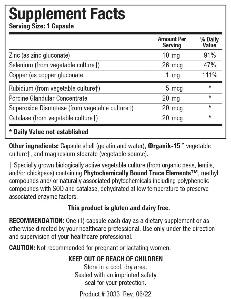 GTA-Forte pour demonstrates easy dosing for endocrine support