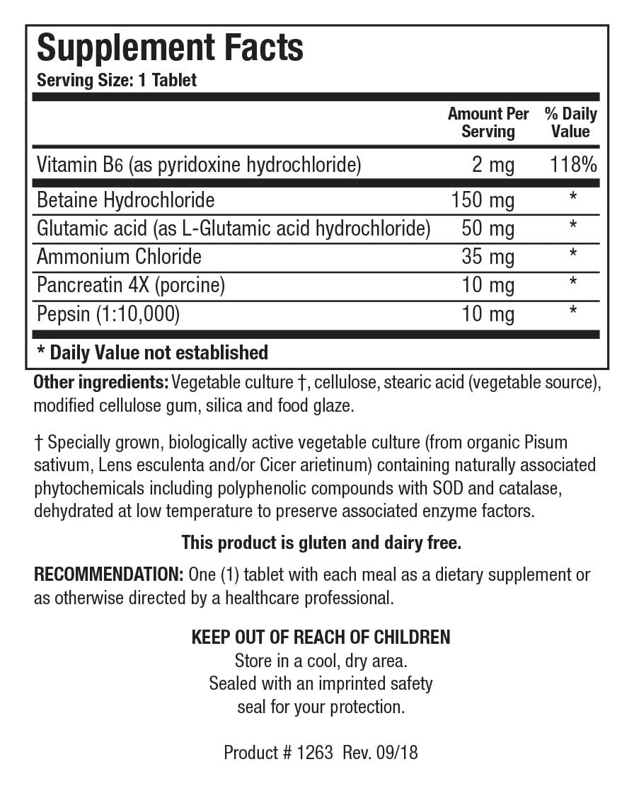 Biotics Research Hydro Zyme capsules close-up for digestion support