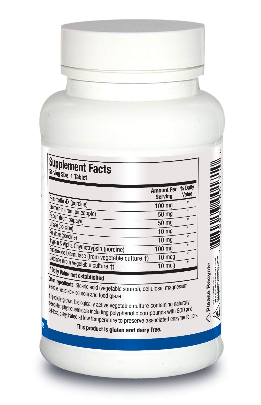 Biotics Research Intenzyme Forte capsules on a spoon for easy intake.