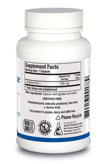 Biotics Research L-Arginine capsules close-up highlighting capsule texture for easy daily intake.
