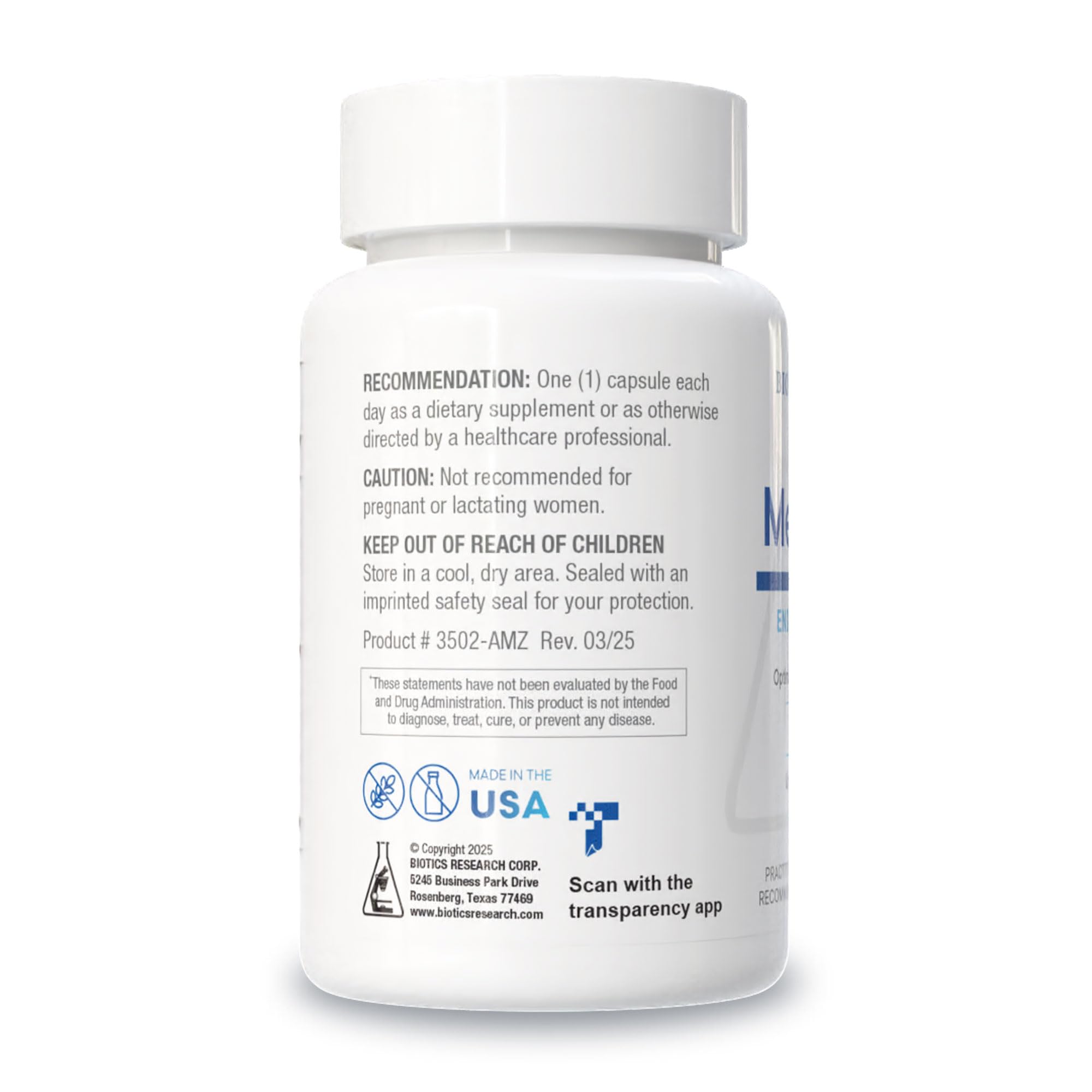Biotics Research Meda-Stim iodine-selenium-magnesium blend supports healthy hormone production.