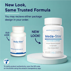 Biotics Research Meda-Stim nutrient profile highlights key minerals for thyroid energy.