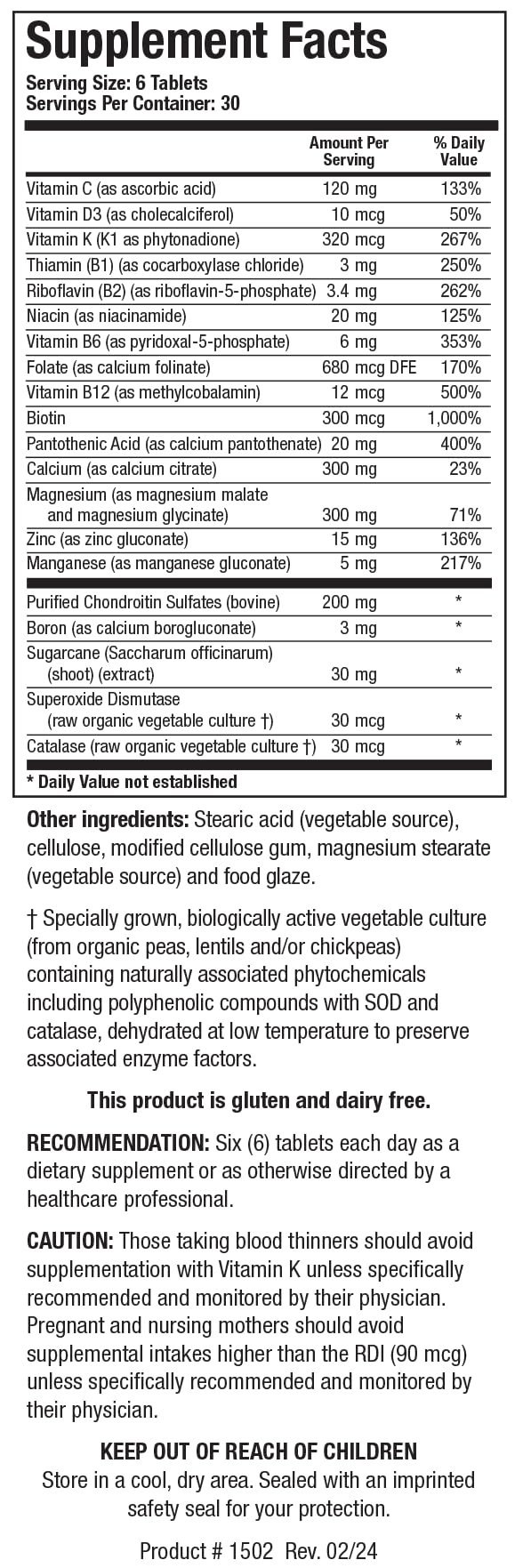 Biotics Research Osteo B II packaging emphasizes quality and purity