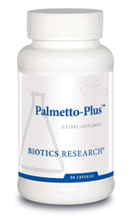 Biotics Research Palmetto-Plus bottle cap, convenient daily use.