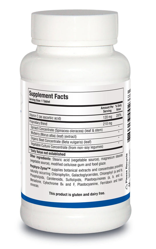 Biotics Research Porphyra-Zyme label detail emphasizes heavy-metal binding potential