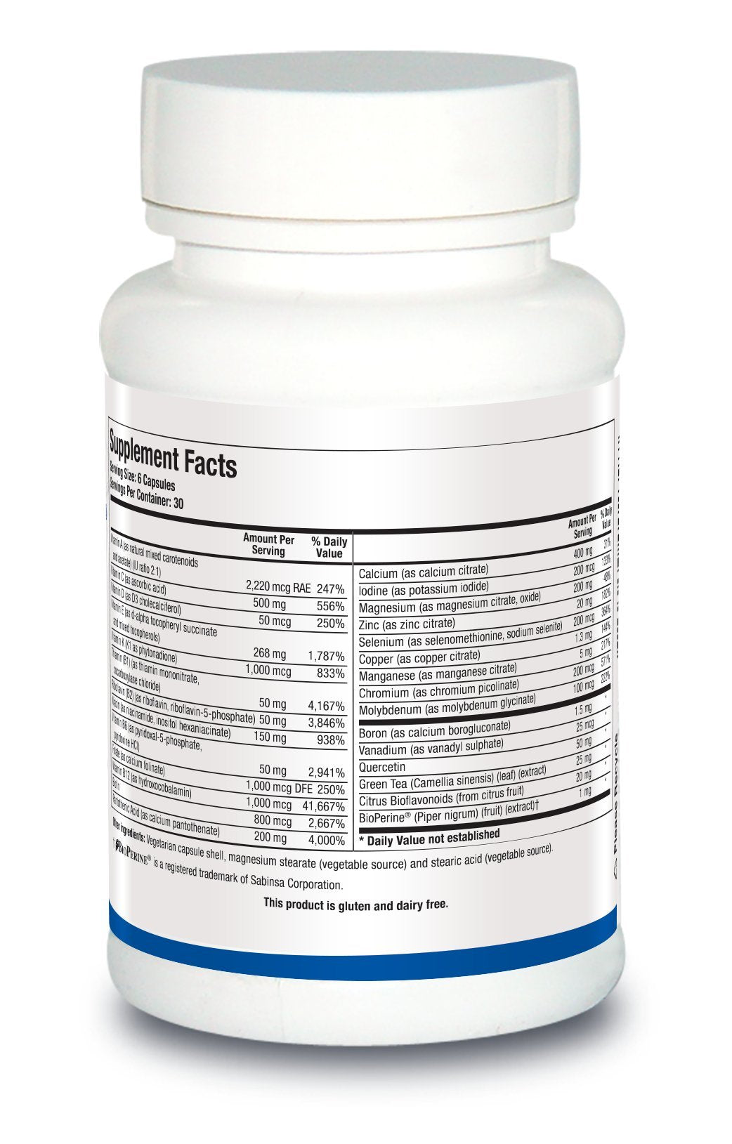 Biotics Research Pro Multi Plus capsules ready for daily nutrition.