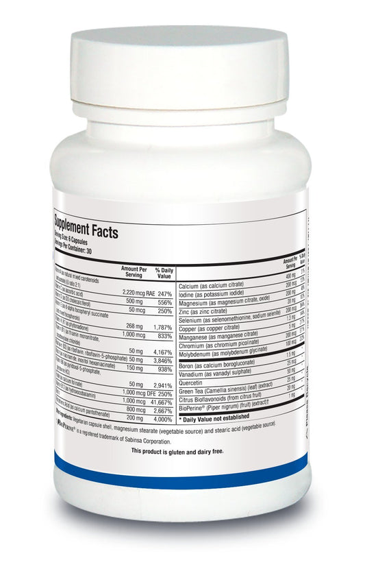 Biotics Research Pro Multi Plus capsules ready for daily nutrition.