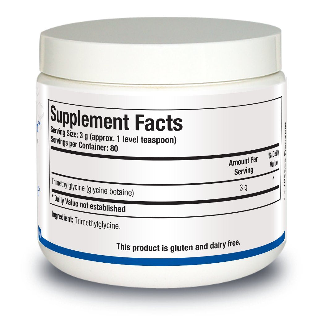 Biotics Research TMG powder scoop included for accurate serving and muscle-support use.
