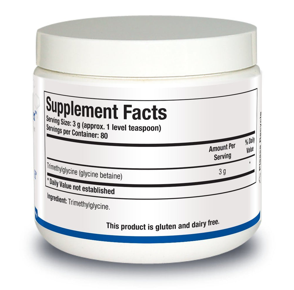 Biotics Research TMG powder scoop included for accurate serving and muscle-support use.