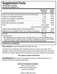 Biotics Research TolerAid tablets ready for daily use, with riboflavin and molybdenum to support sulfite processing.