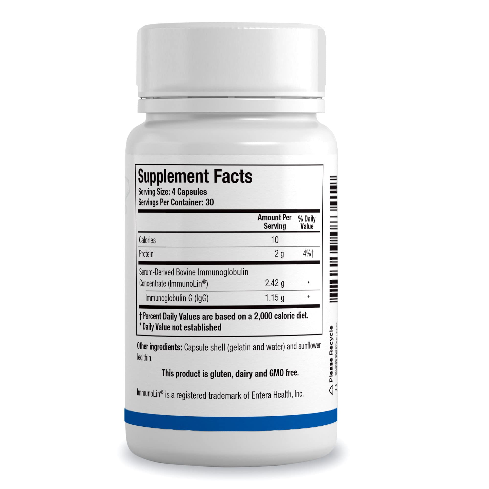 Biotics Research Ultimate Immuno-gG SBI pour demonstrates easy dosing for daily gut-immune support.