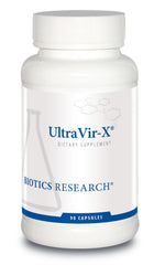 Biotics Research UltraVir-X bottle front highlights daily immune support.