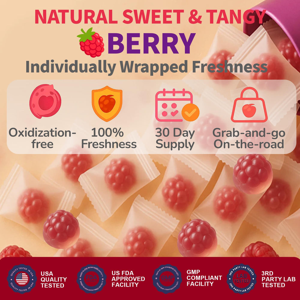 Biotics2 Bloom10 3D gummy technology preserves potency and freshness.