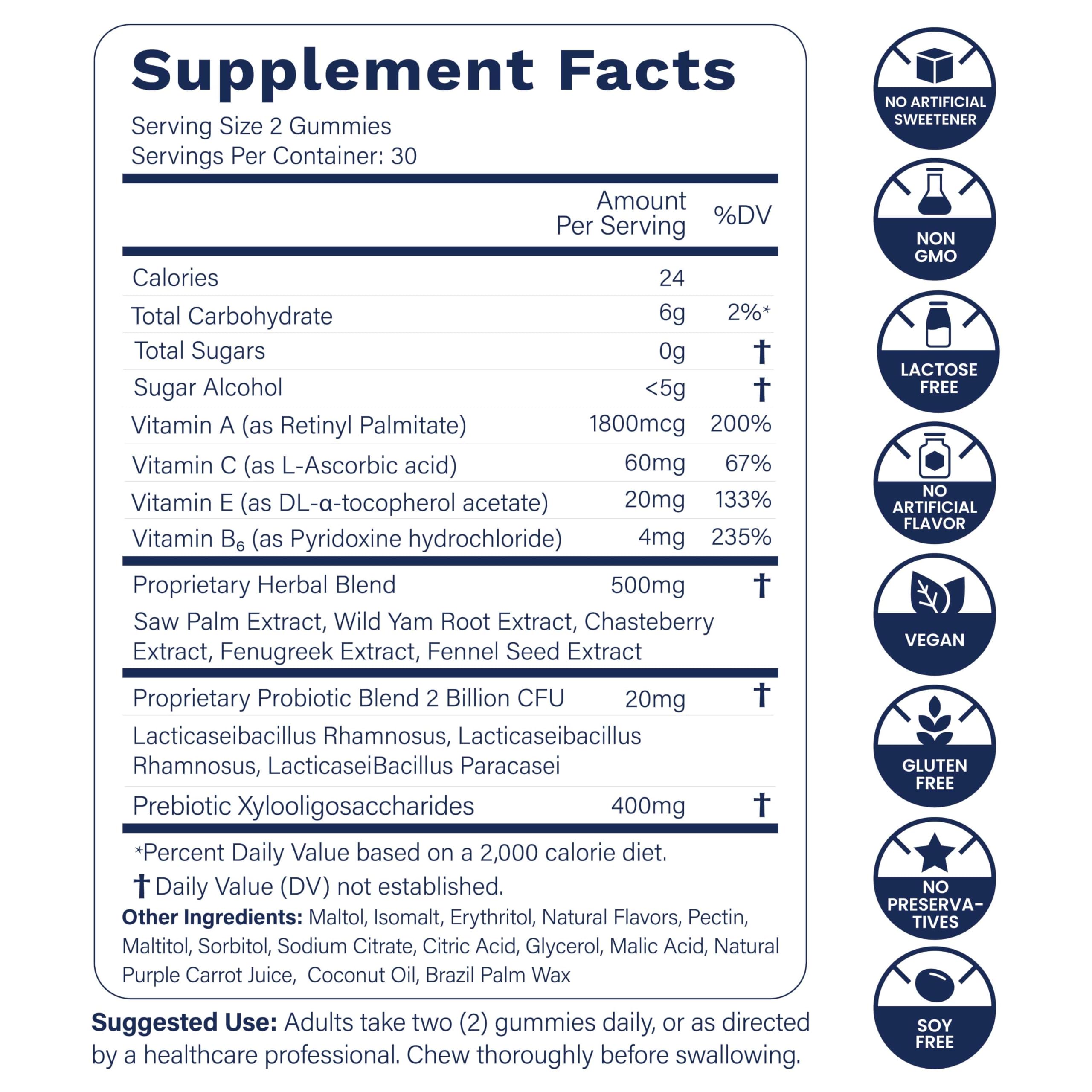 Biotics2 Bloom10 tangy berry flavor for pleasant daily use.