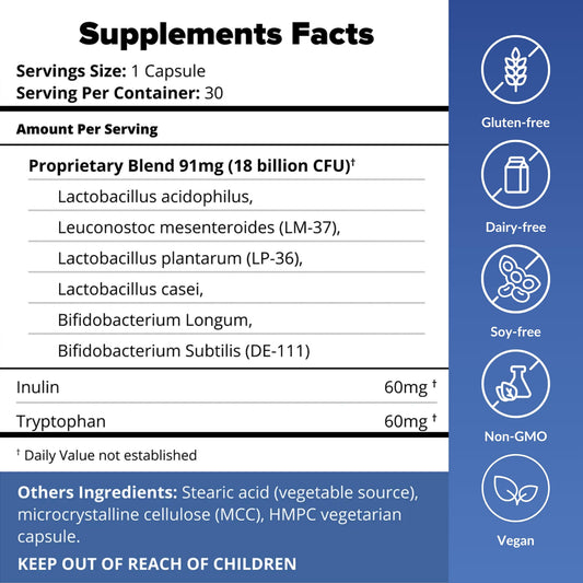 BiotiQuest Simple Slumber bottle back with ingredients and dosage