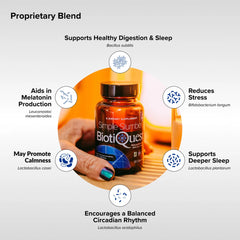 Open bottle with capsules ready for nightly routine