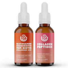 BIOTOPLEVEL bundle bottle pour for quick sublingual absorption