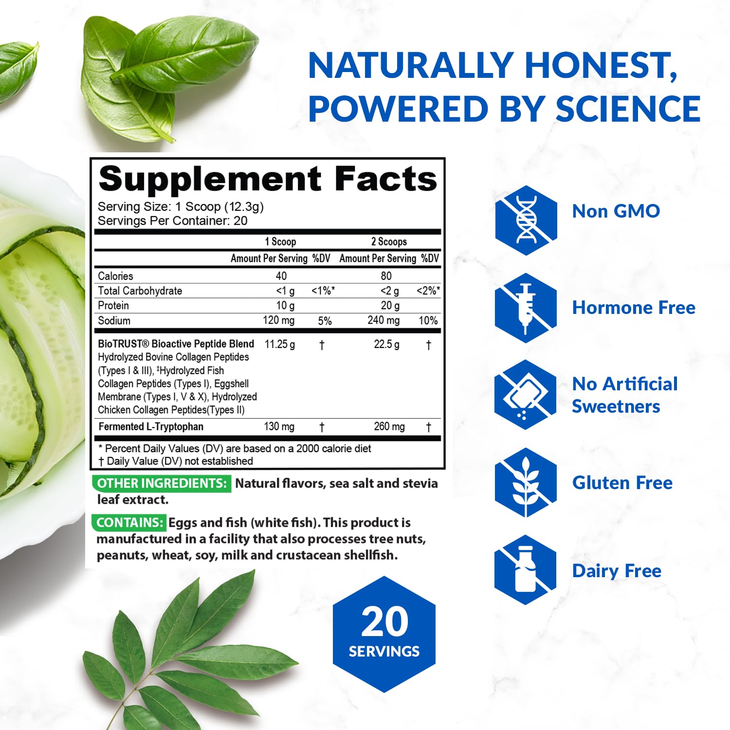 BioTrust Ageless Multi Collagen packaging with third-party testing for purity