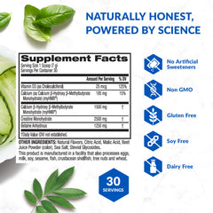 Closeup of BioTrust Ageless Muscle label highlighting ingredients