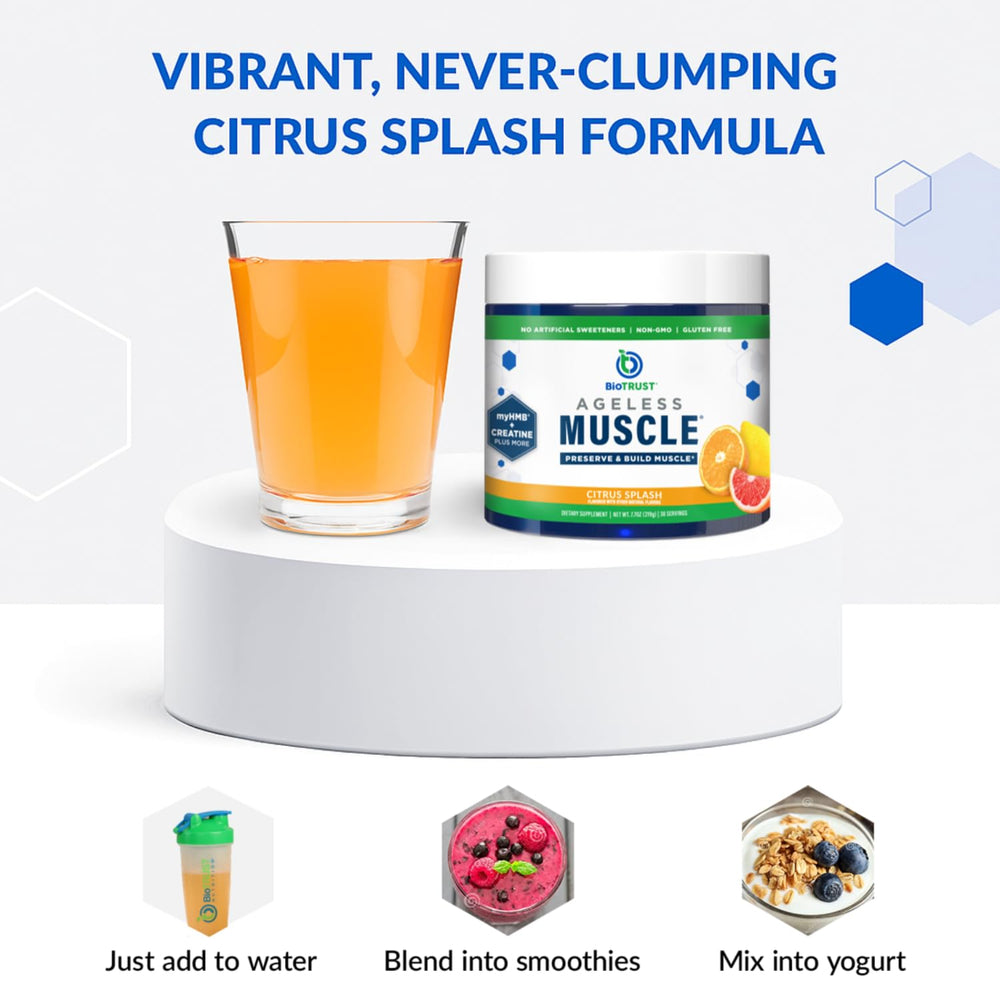 Vitamin D3 and Betaine components highlighted in BioTrust Ageless Muscle Builder
