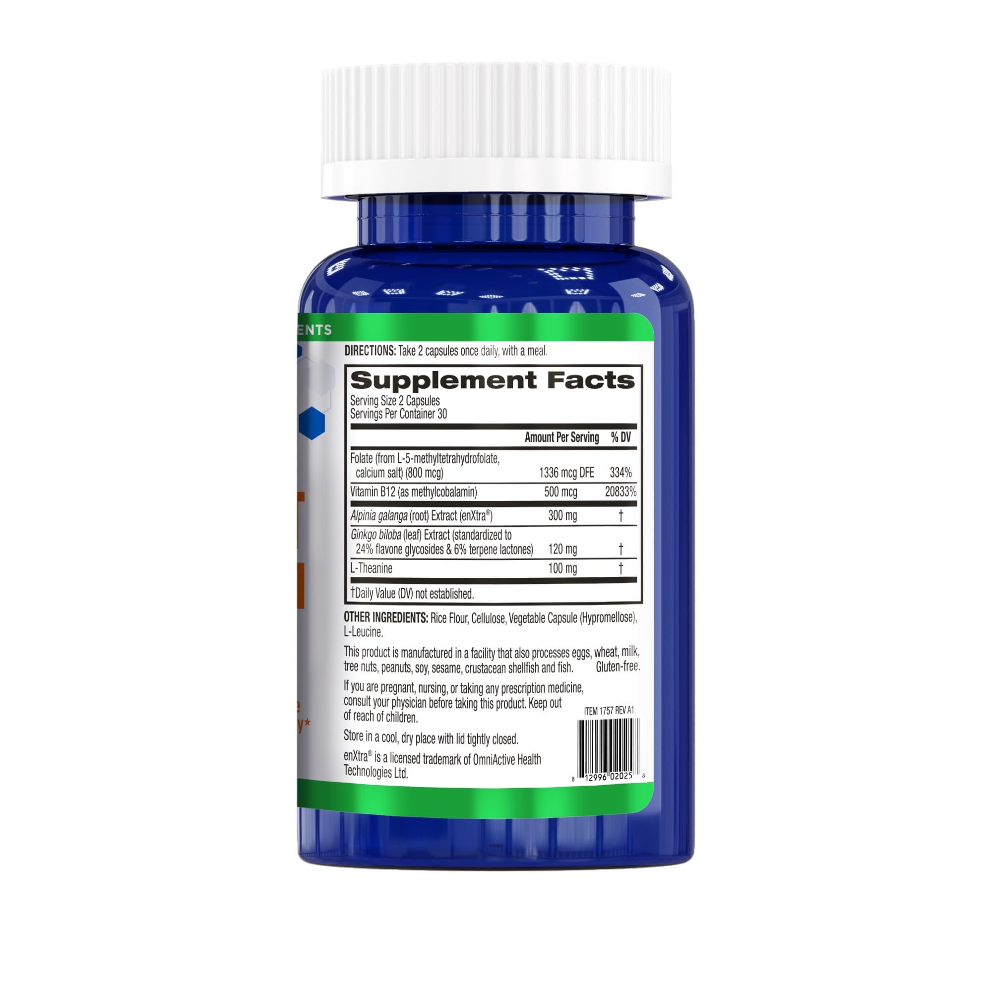 BioTrust Brain Bright shows ginkgo-L-theanine synergy for concentration
