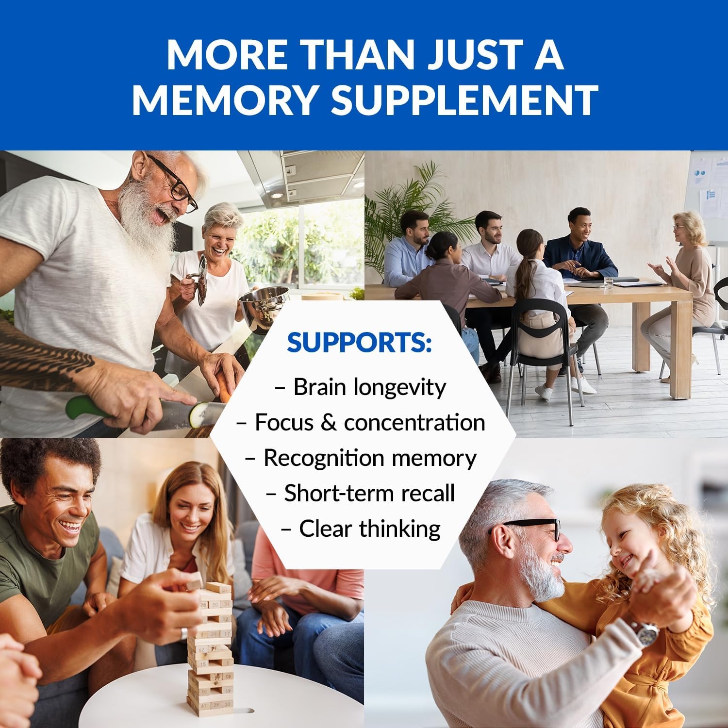 BioTrust Eternal Mind label close-up highlighting ingredients for memory support potential.