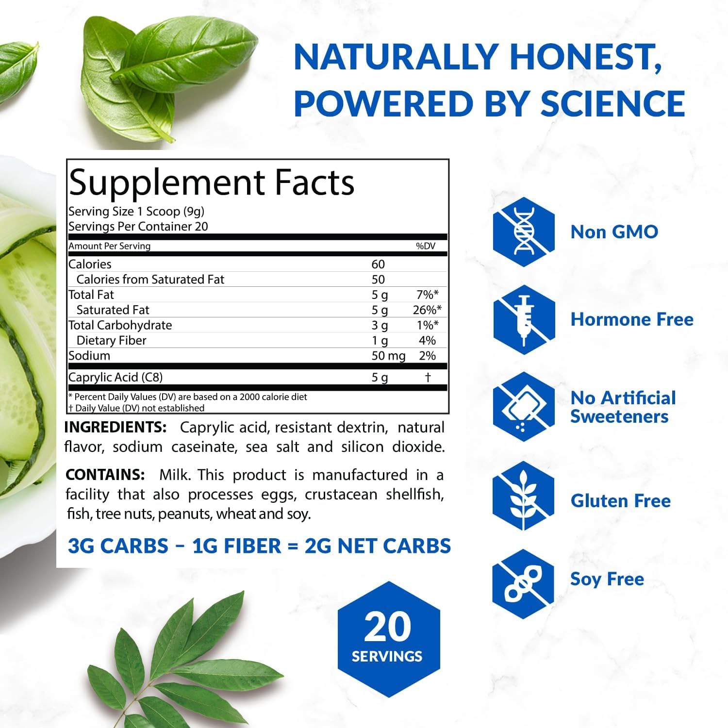 BioTrust Keto Elevate measuring scoop showing precise servings