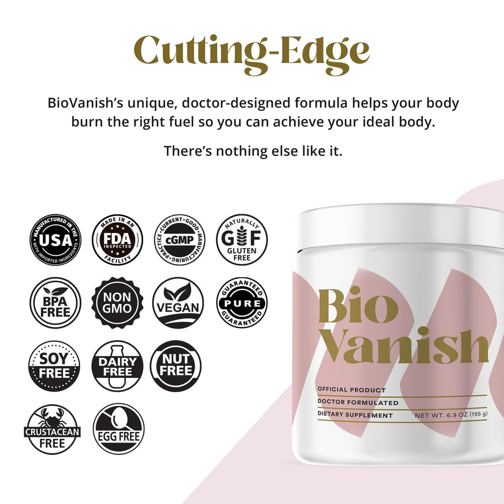 BioVanish Keto Activate cup presenting a latte style breakfast keto boost